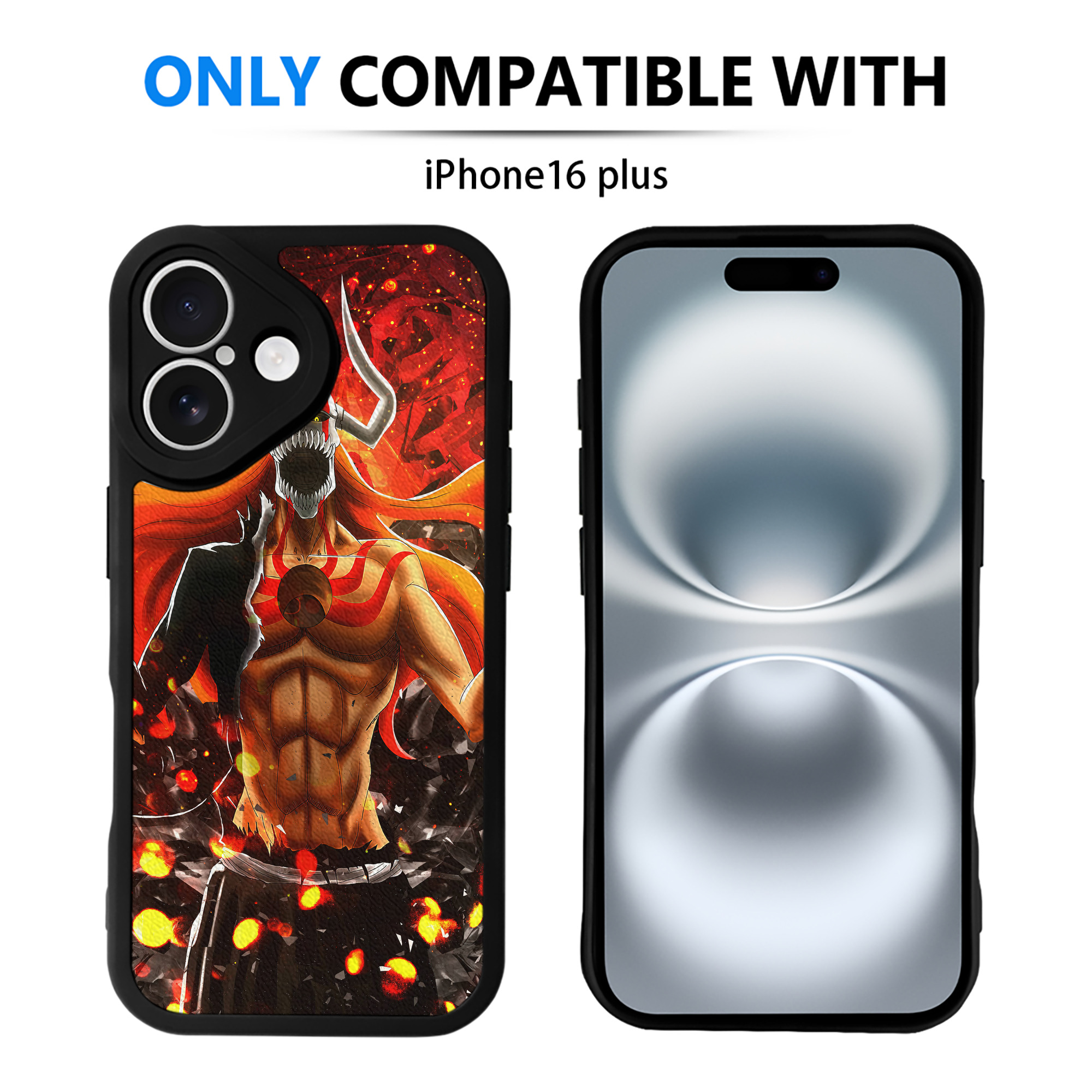 （画像用） ブリーチ BLEACH 【iPhone 16シリーズ対応】シリコンスマホケース（レザー調） 材質：シリコン